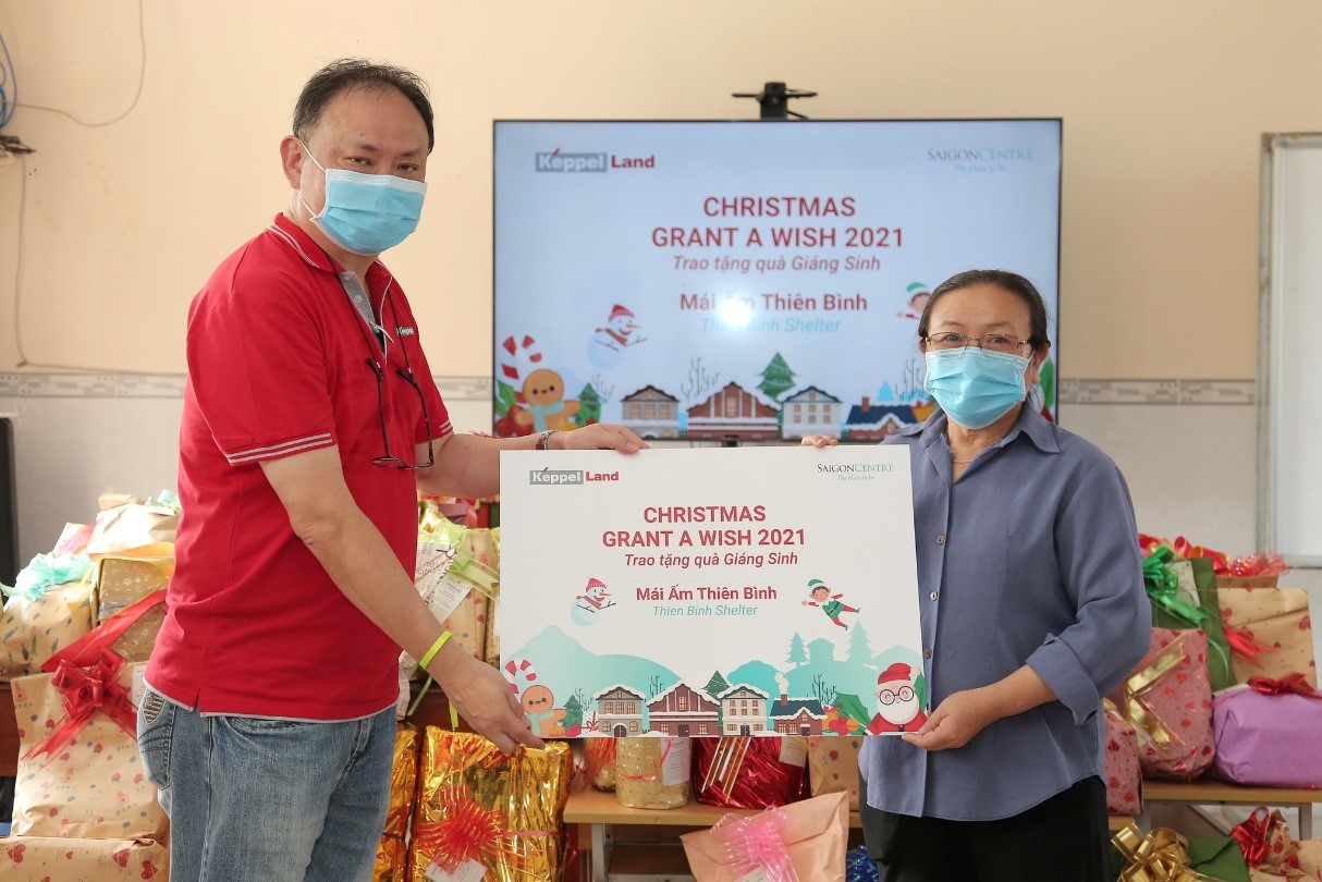 Keppel Land spreads the joy of Christmas through Grant A Wish 2021