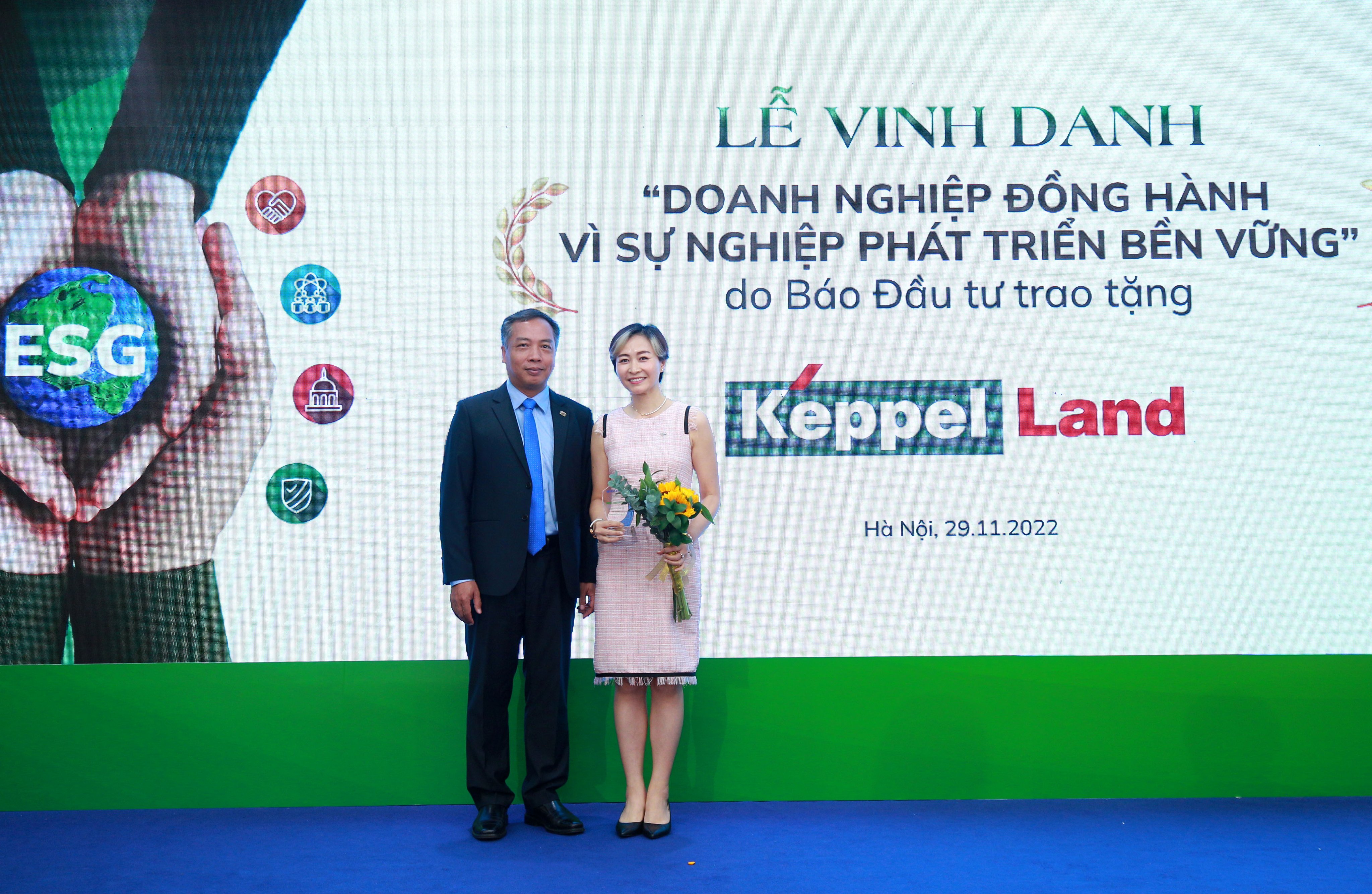 Keppel Land recognised at Vietnam Investment Review’s Sustainable Development Conference 