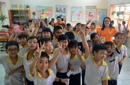 Keppel Land supports the Words on Wheels mobile library programme, which seeks to improve literacy in children in Vietnam, such as those in the Binh Chanh district of Ho Chi Minh City (pictured).